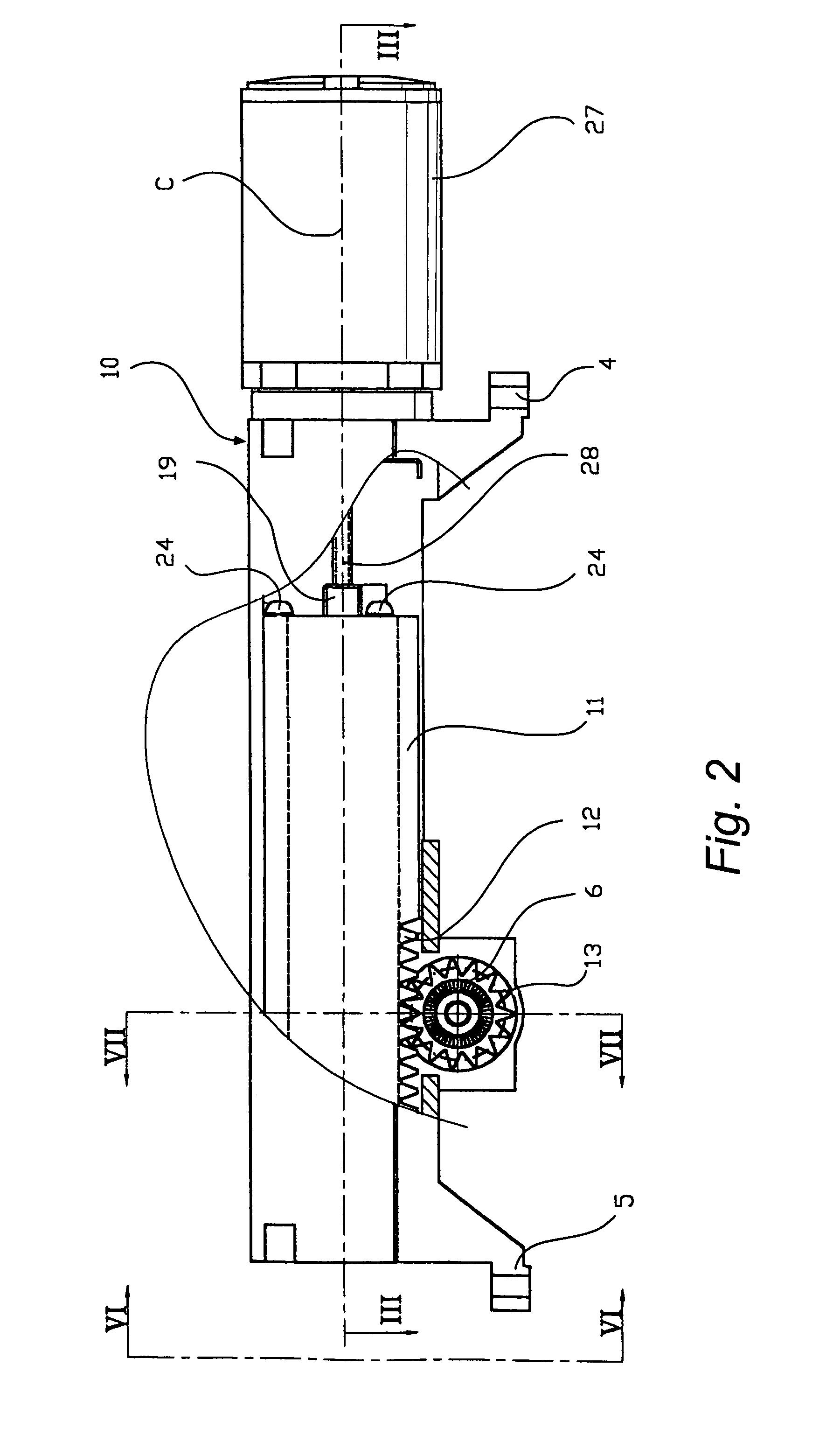 Device for operating a door leaf or the like and door structure provided with such a device