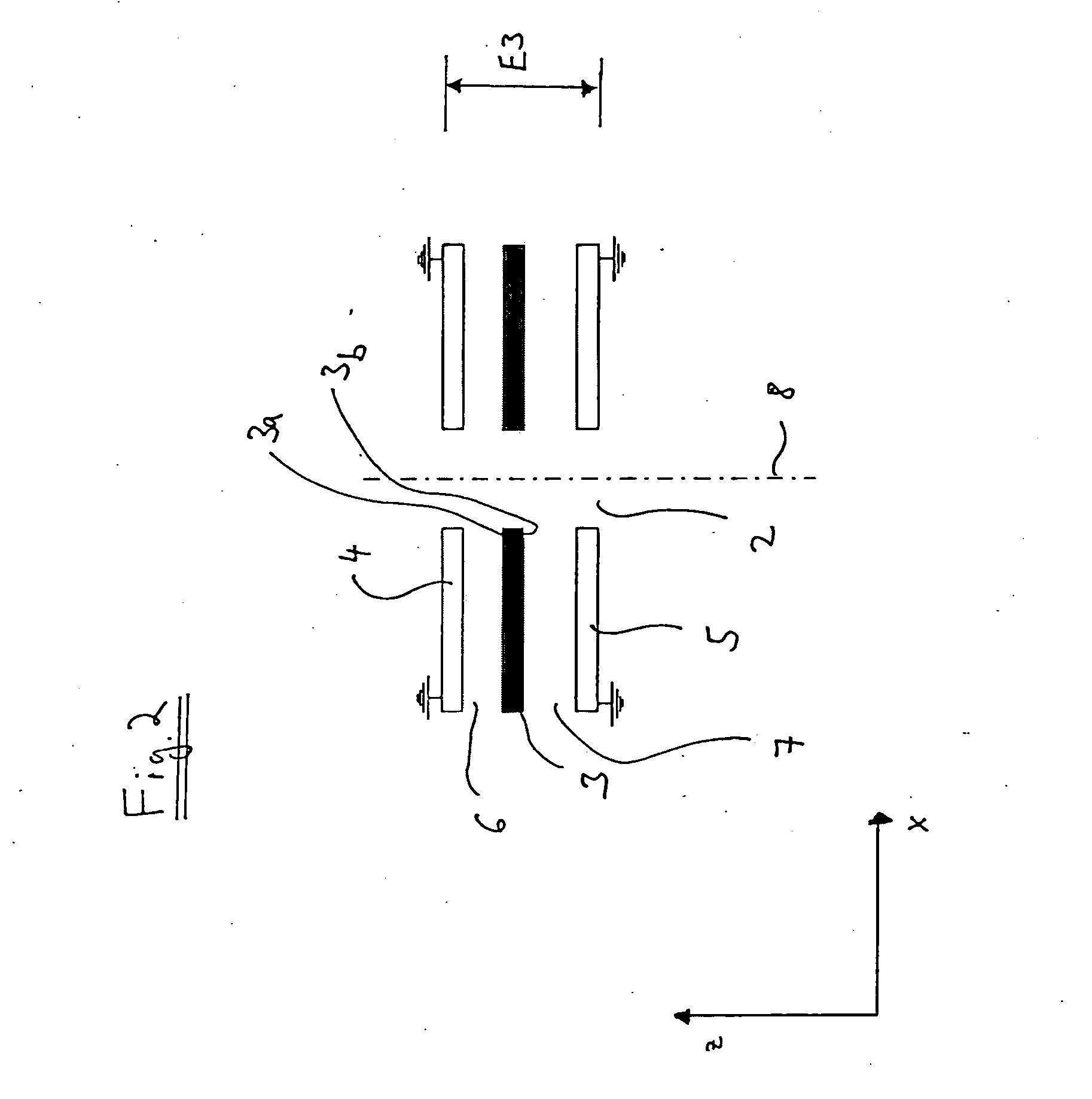 Phase-shifting element and particle beam device having a phase-shifting element