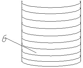 Lifting platform with landscape lamp