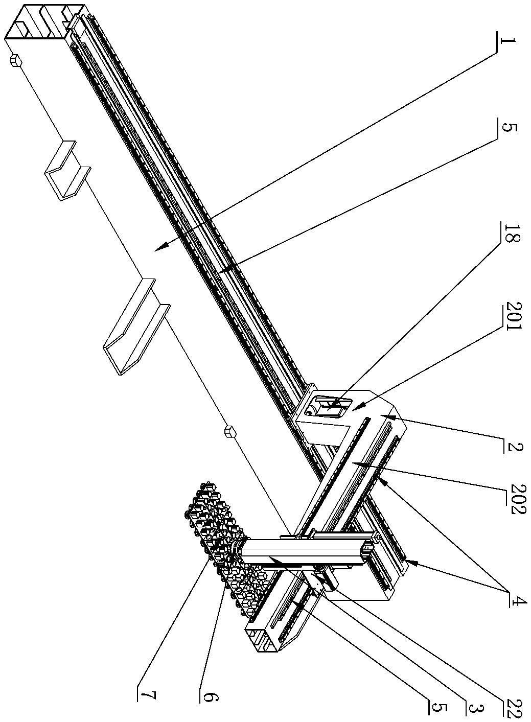 A laser cutting machine sorting robot and method for sorting parts thereof