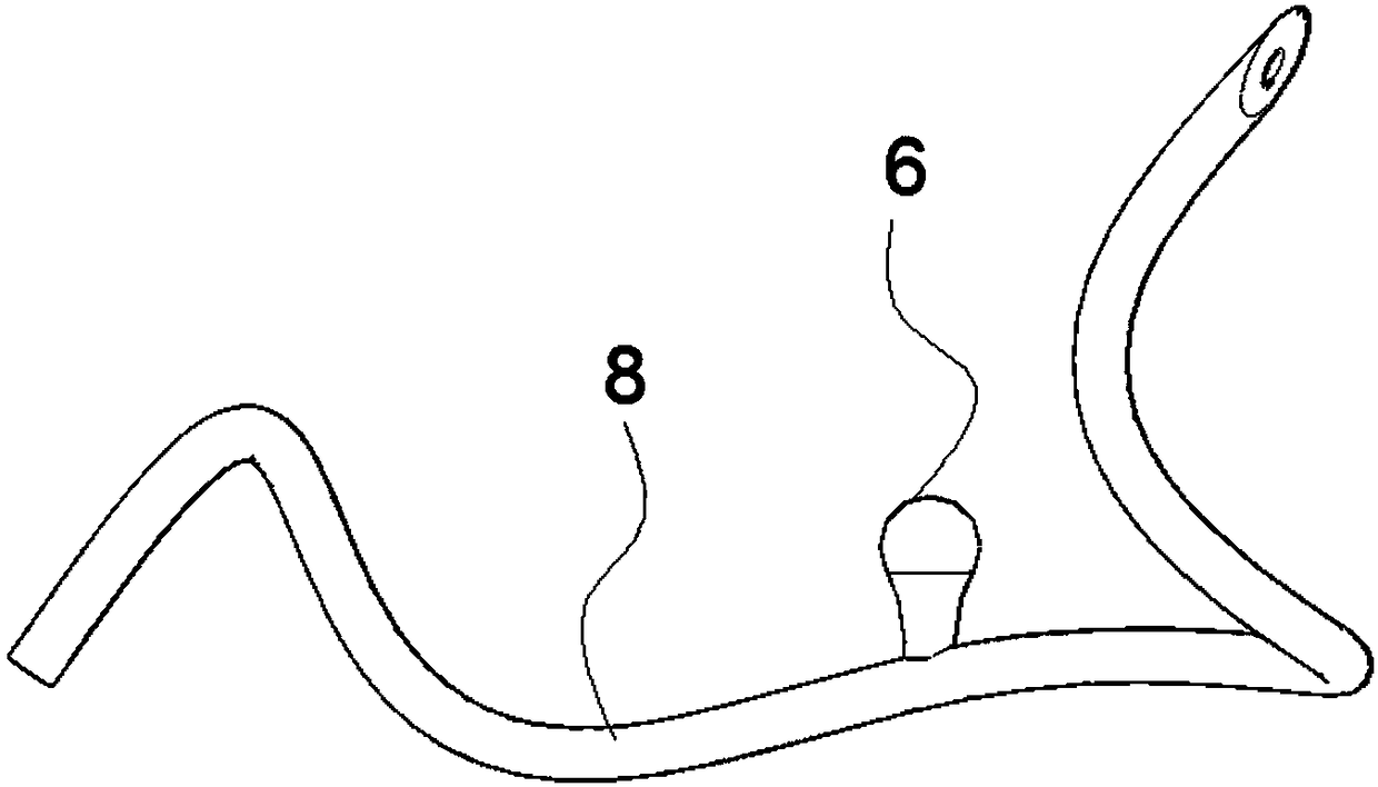 Auxiliary brace for shaping an aneurysm interventional micro-catheter and manufacturing method
