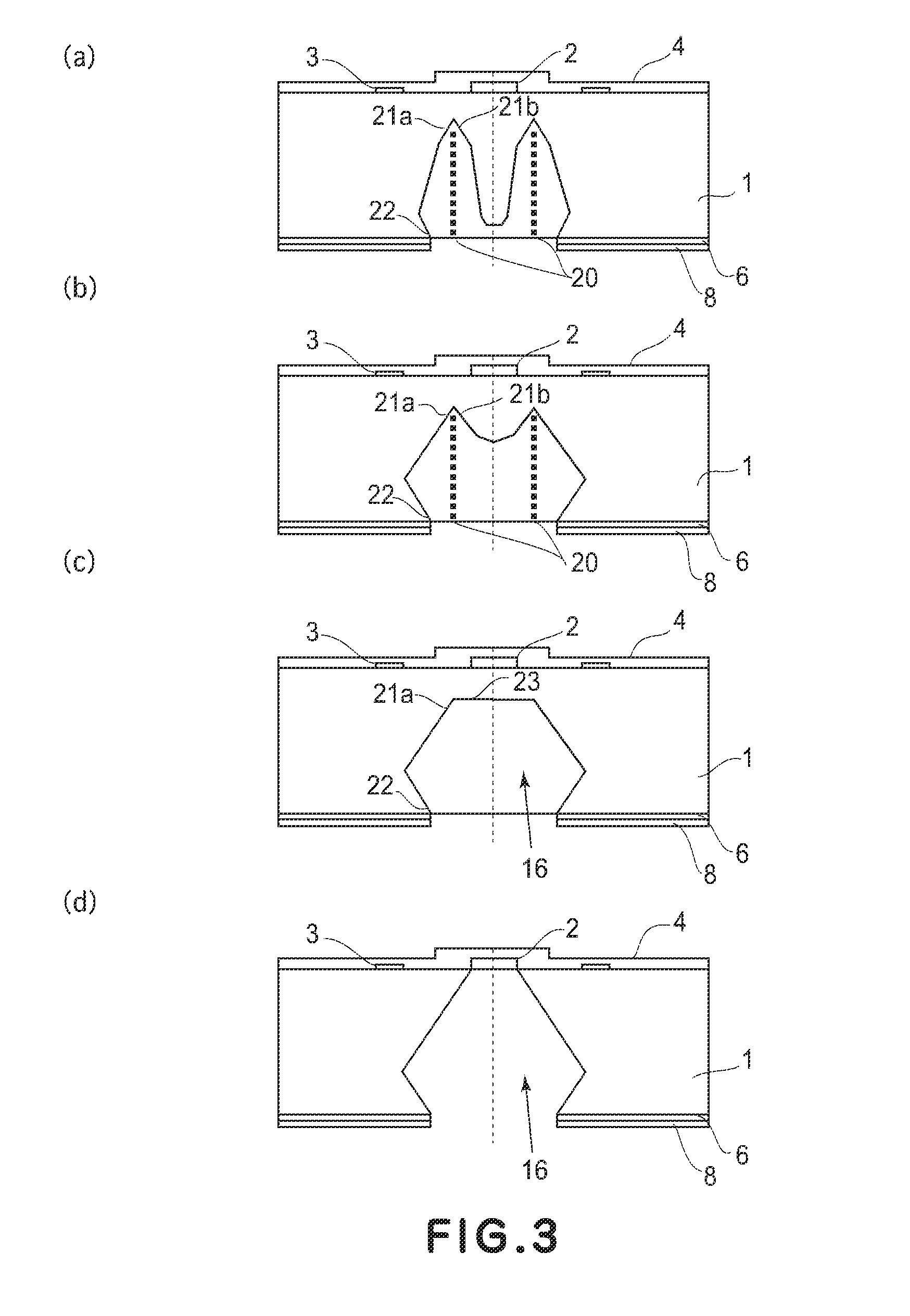 Manufacturing method for ink jet recording head chip, and manufacturing method for ink jet recording head