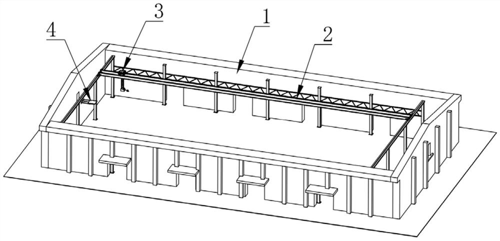 Large-scale grain depot grain volume weight automatic measuring system and measuring method
