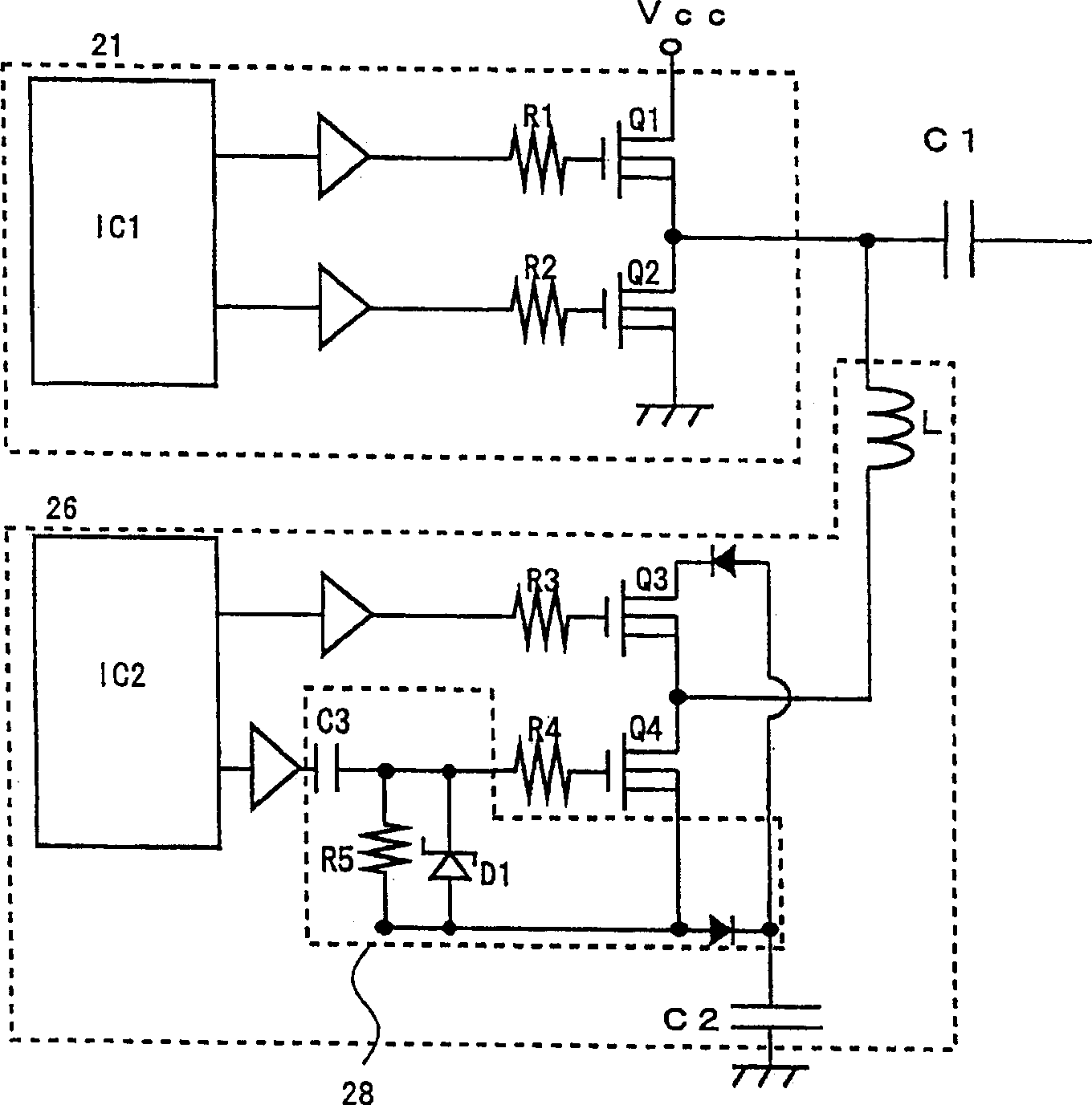 Power recovery circuit, plasma display, module for plasma display