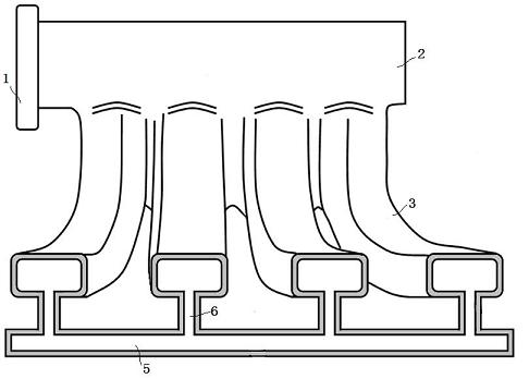 Air intake manifold with integrated air track