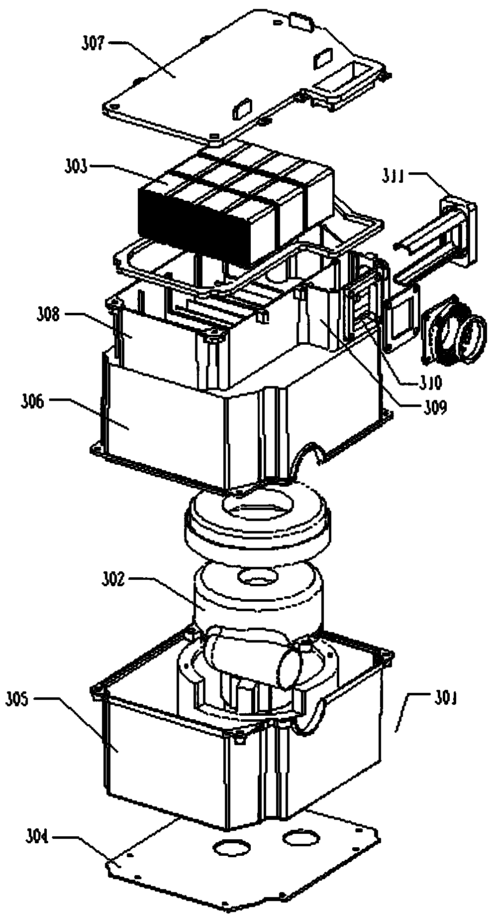 An automatic treatment device for human excrement