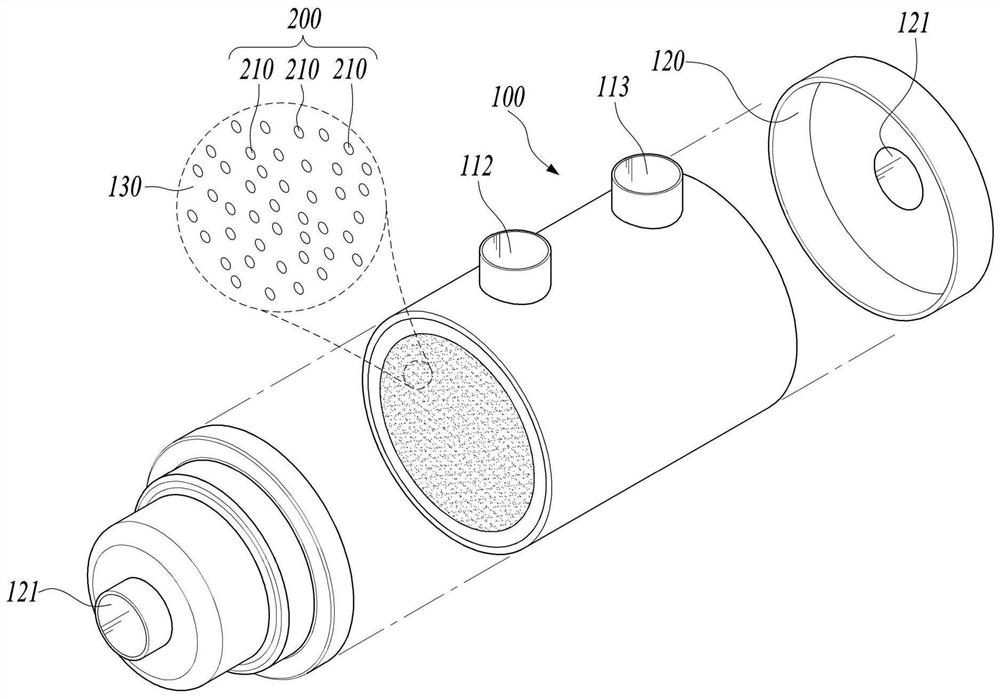 Membrane humidifier for fuel cell, comprising multi-channel hollow fiber membranes