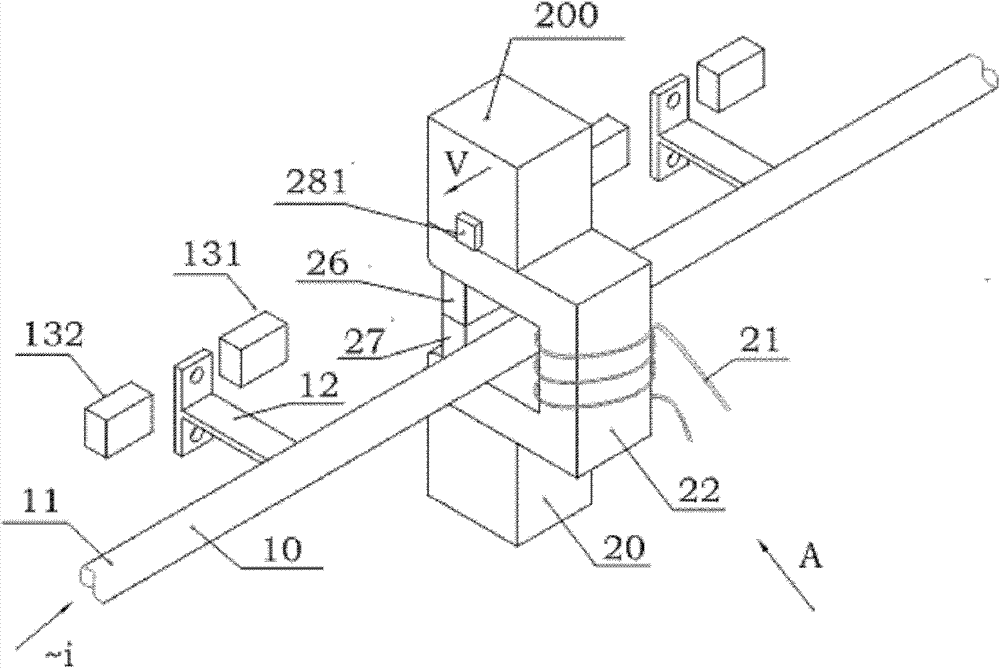 Mobile noncontact uninterrupted power supply device