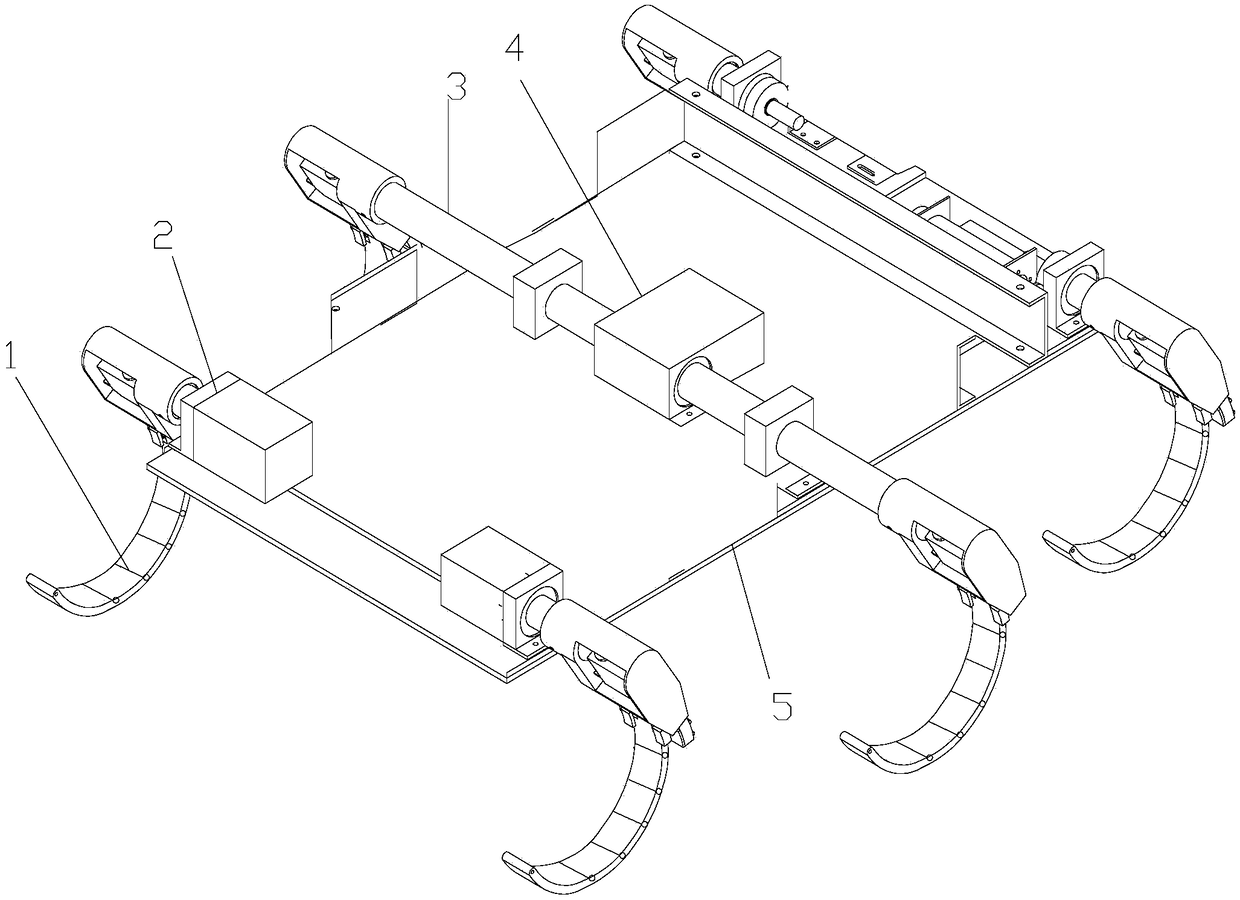 Wheel-legged advancing-type robot