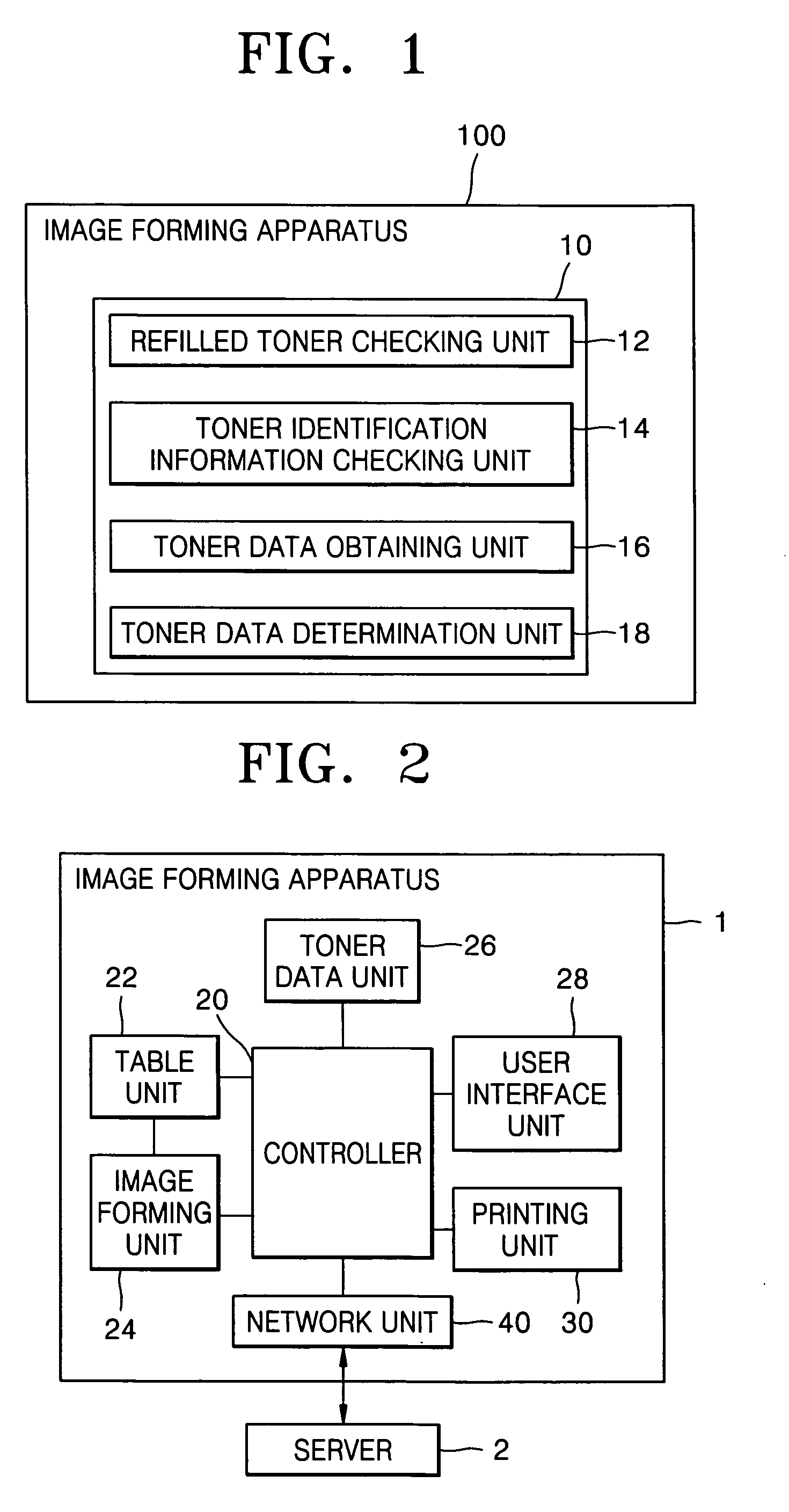 Method and apparatus for obtaining refilled toner data