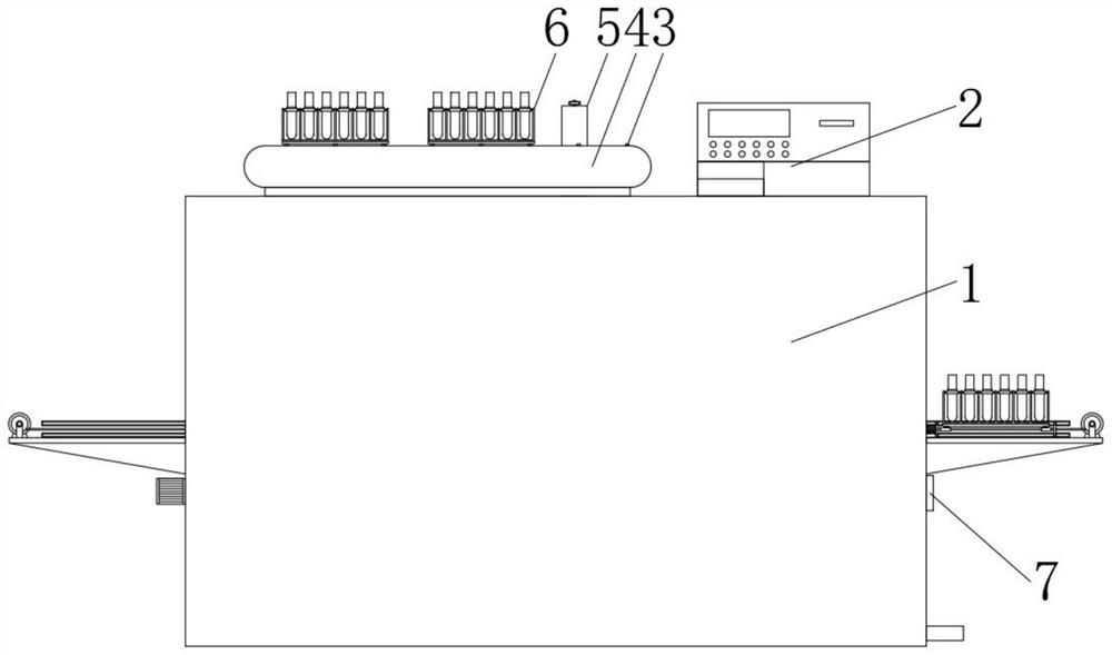 Novel urine sampling inspection structure for clinical detection of clinical laboratory