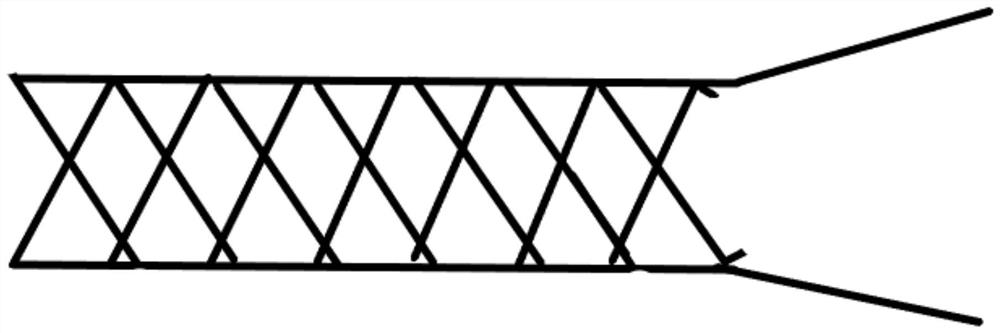 One-piece braided film-covered stent edge finishing process