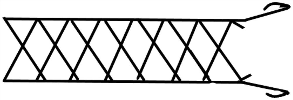 One-piece braided film-covered stent edge finishing process