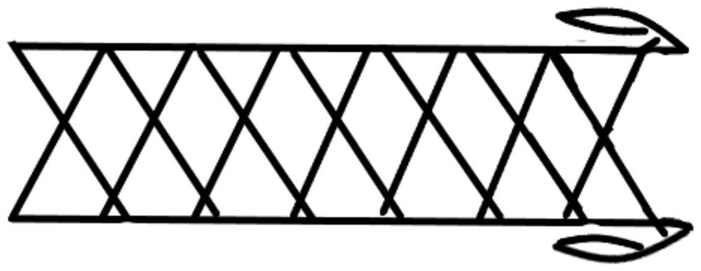 One-piece braided film-covered stent edge finishing process