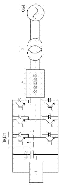 Power storage system based on IEGT (injection enhanced gate transistor)
