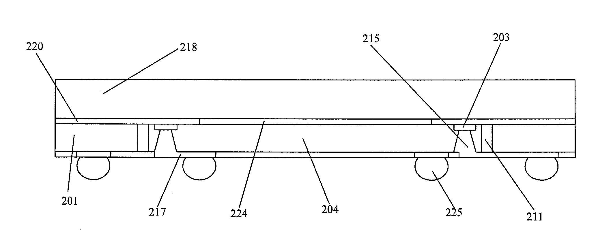 Inter-connecting structure for semiconductor device package and method of the same