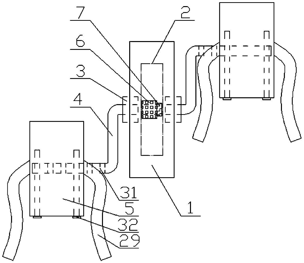 A lower limb recovery training device for neurology