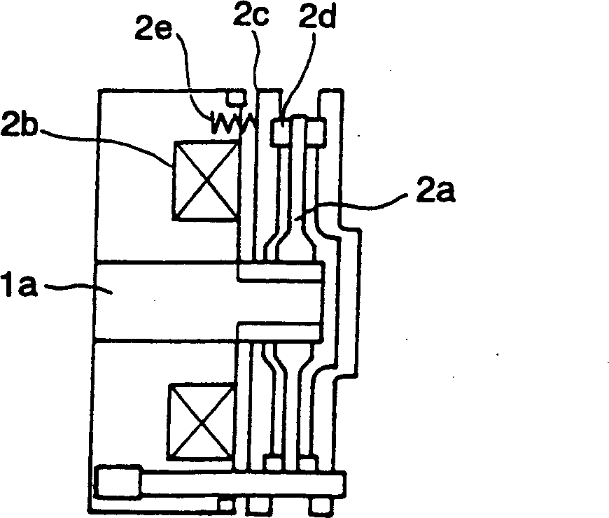 Electromagnetic braking device and apparatus for detecting abnormal of lift