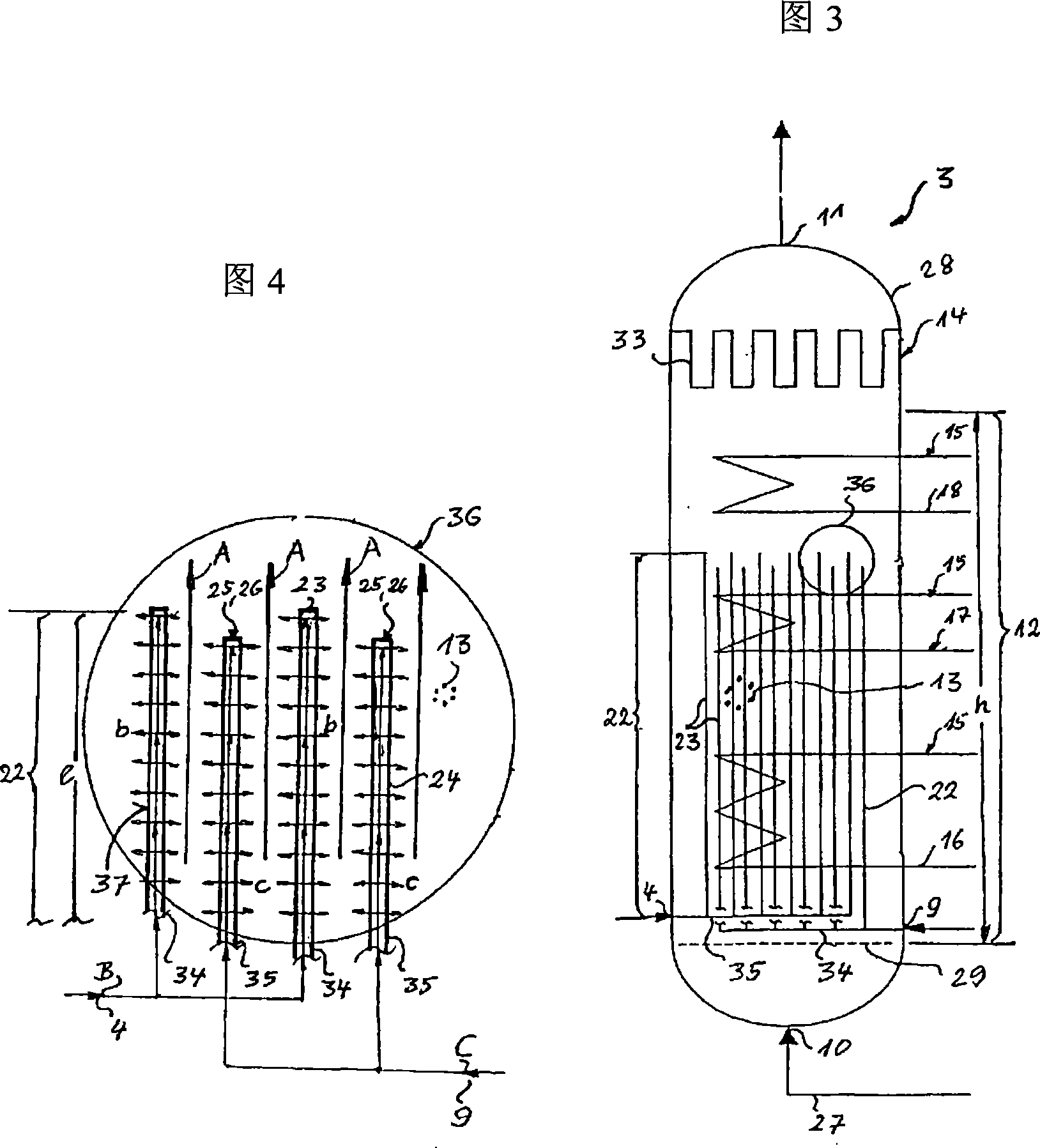 Oxychlorination device and method