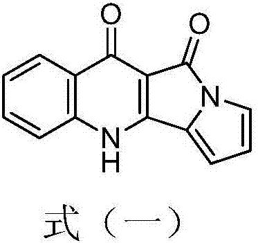 Application of compound Quinolactacide