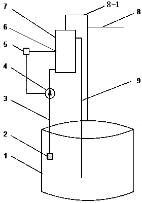 Split-type heating methane tank