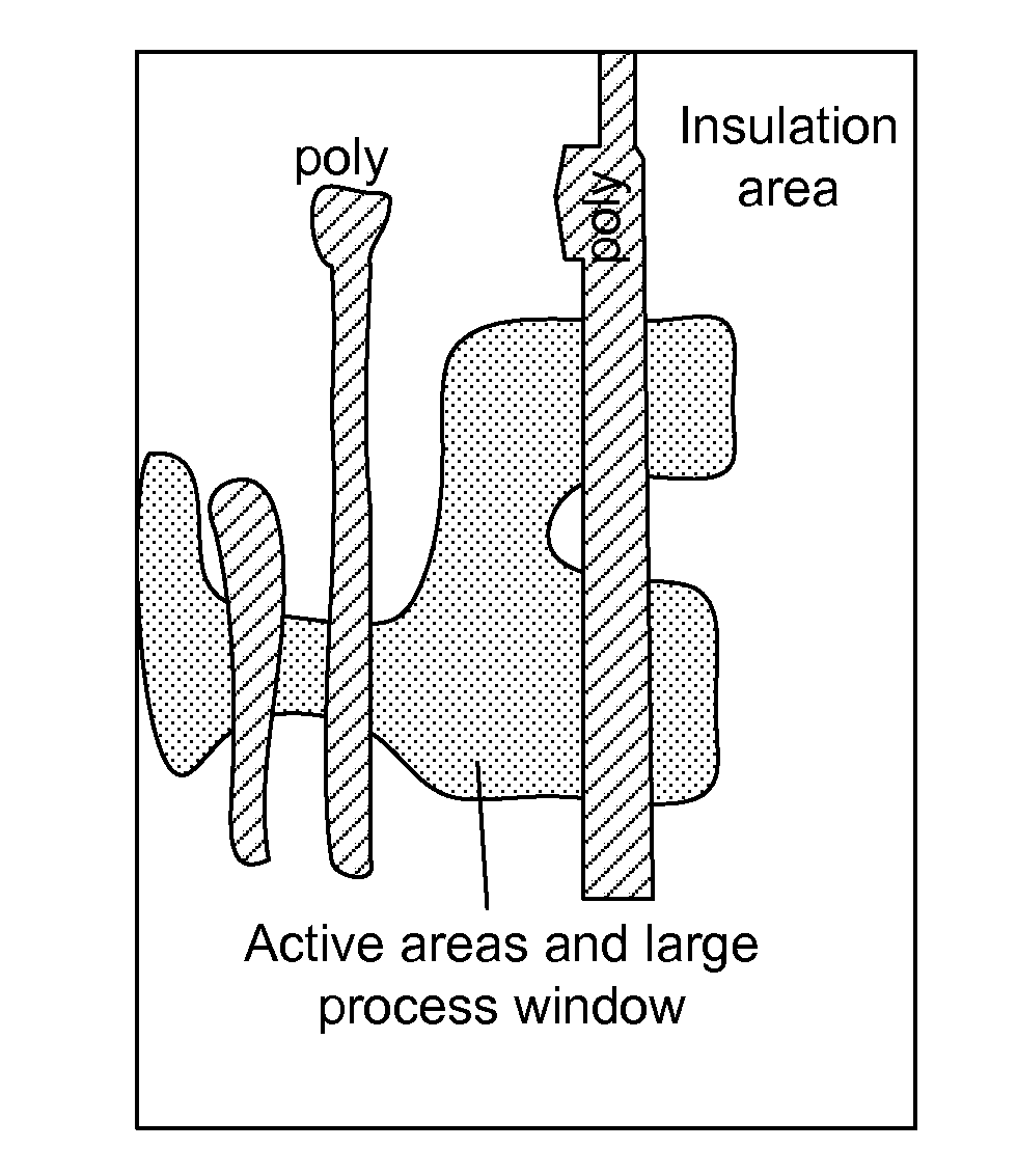 System and method of selective optical pattern enhancement for semiconductor manufacturing