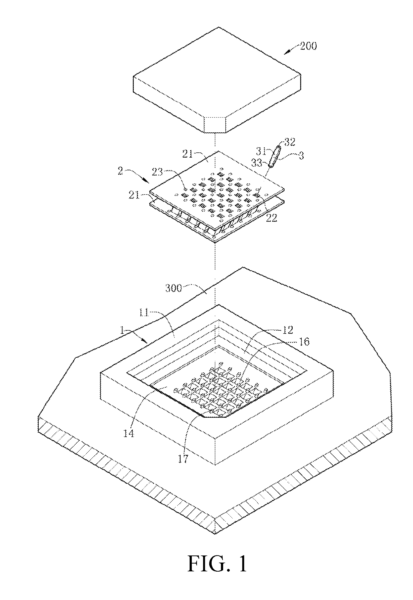 Electrical connector with a plurality of contacts recived in a plurality of slots in a plurality of elastic bodies integrally formed with an insulating body