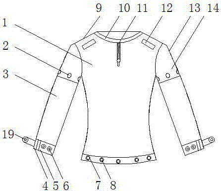 Cooling upper garment