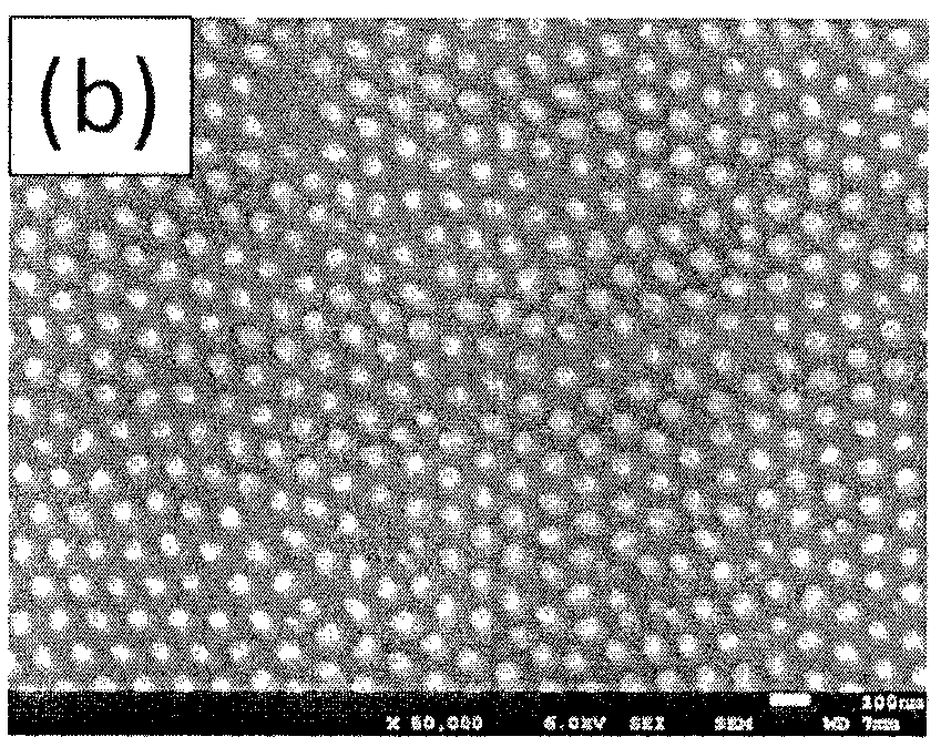 Preparation method of oxide dilute magnetic semiconductor nanodot array with high saturation magnetization