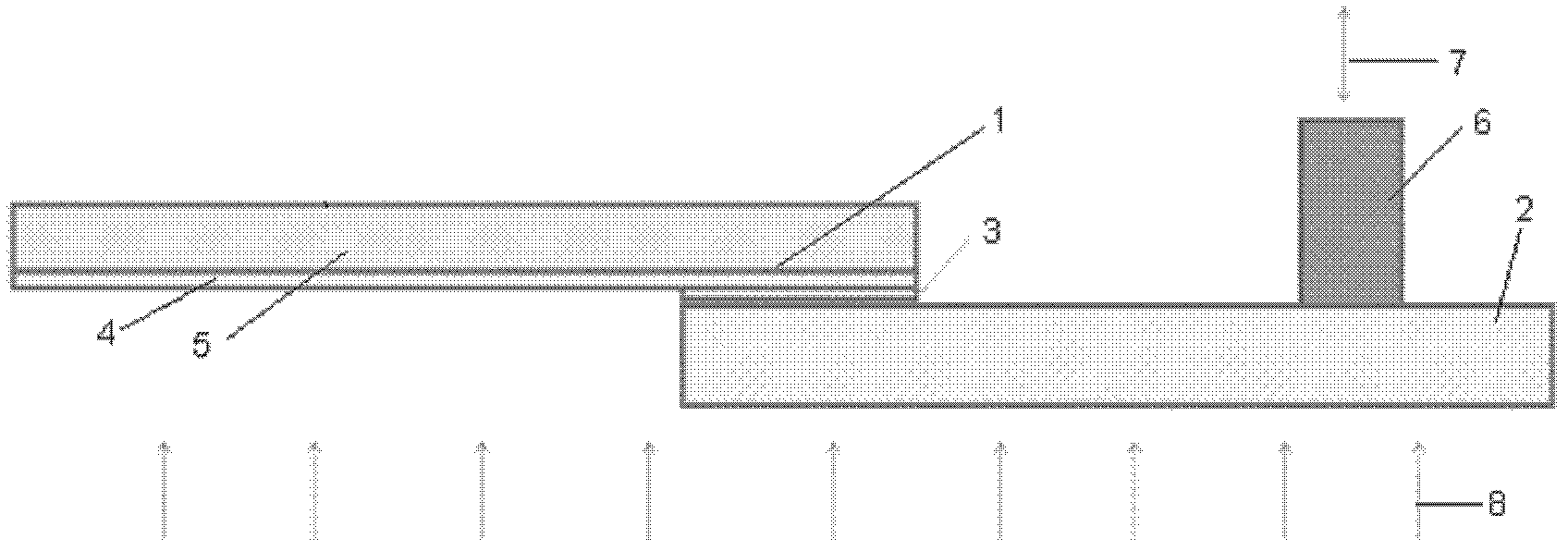 Method for measuring combination strength of aluminum film of film aluminum steel composite board and steel substrate