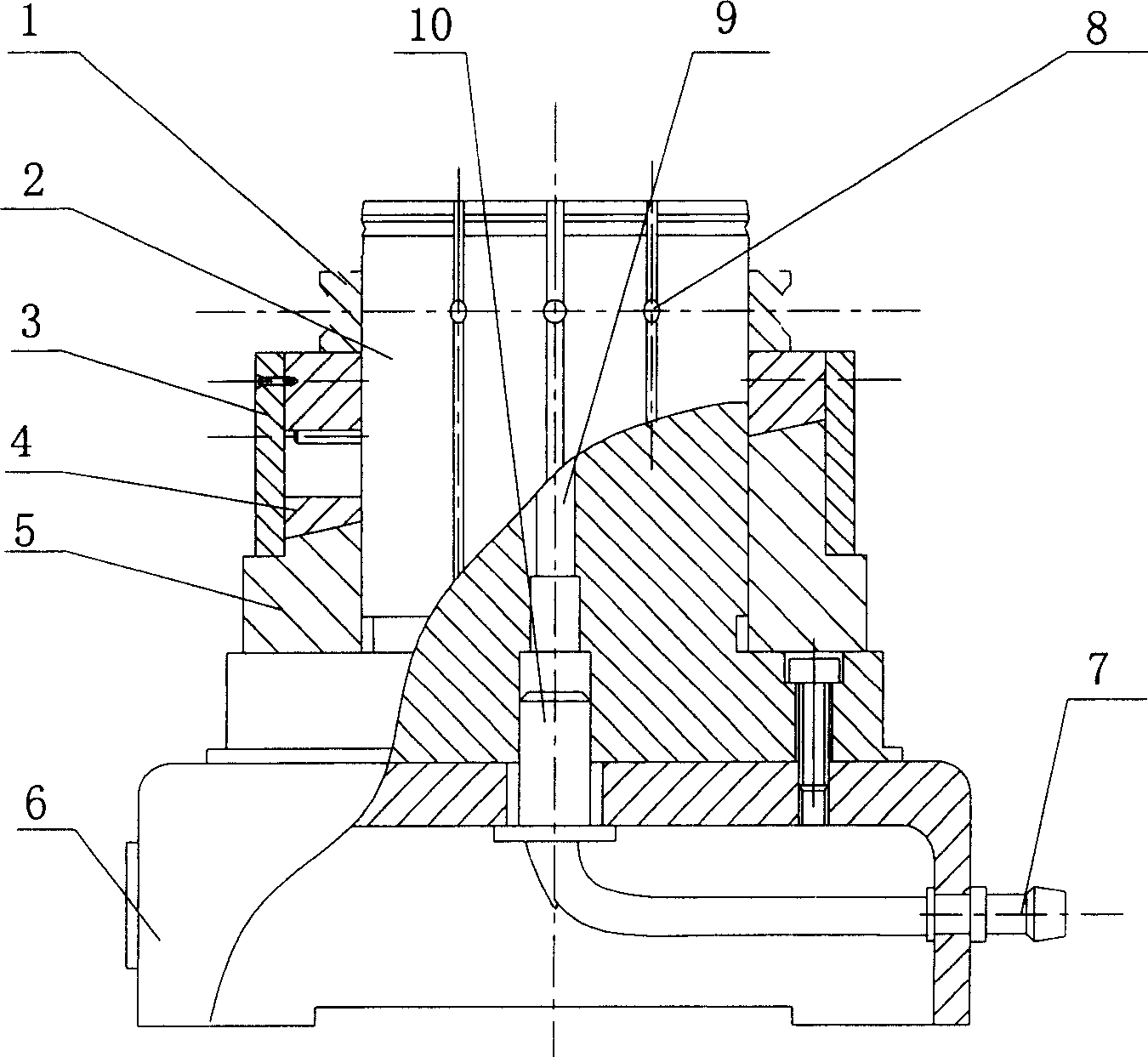 Pneumatic instrument for measuring inside diameter of thin-wall bearing