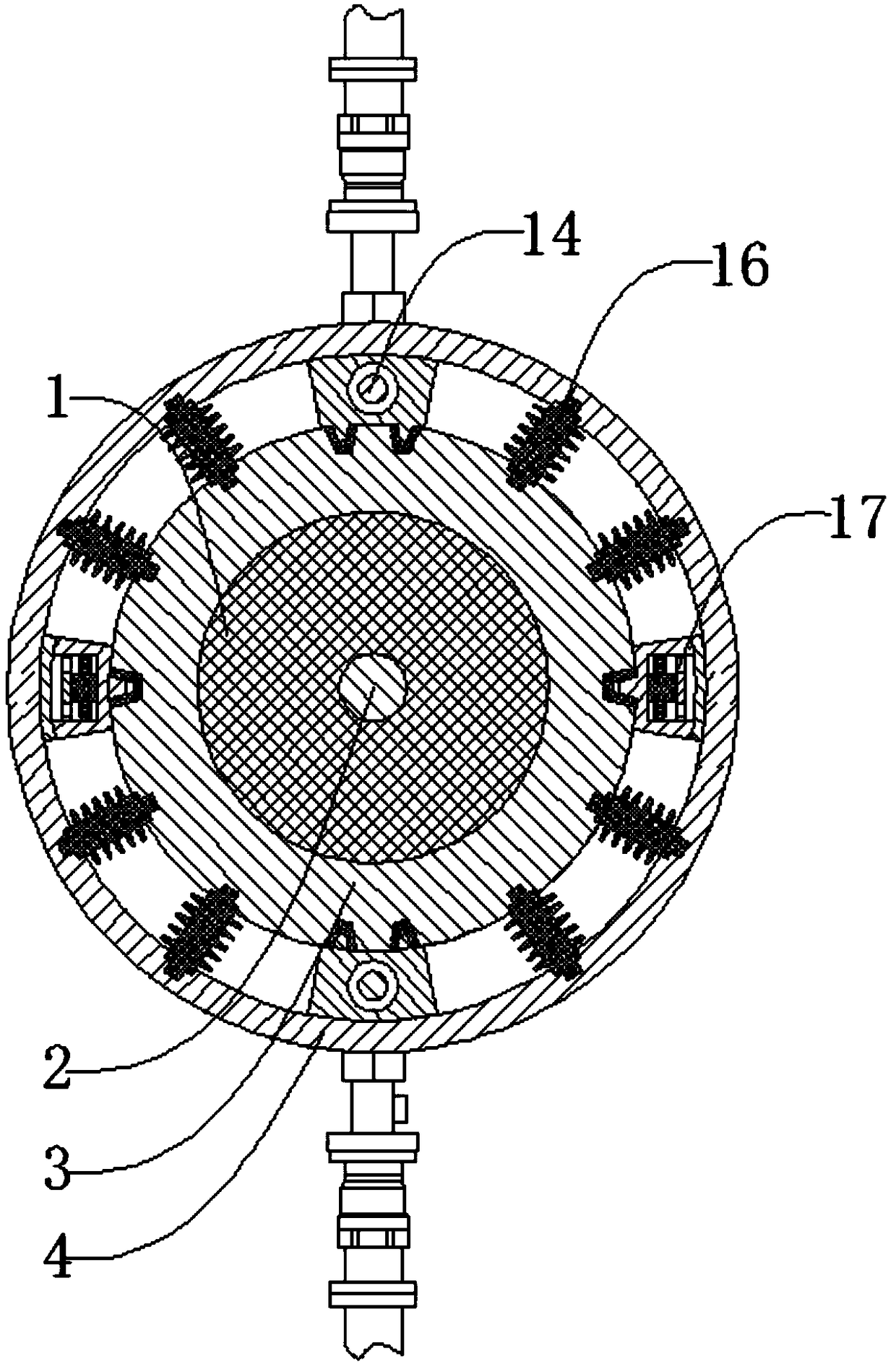 High-efficiency heat-dissipating water-cooled motor