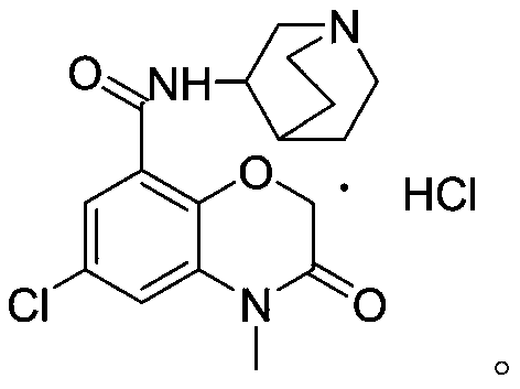 Novel preparation method of azasetron hydrochloride