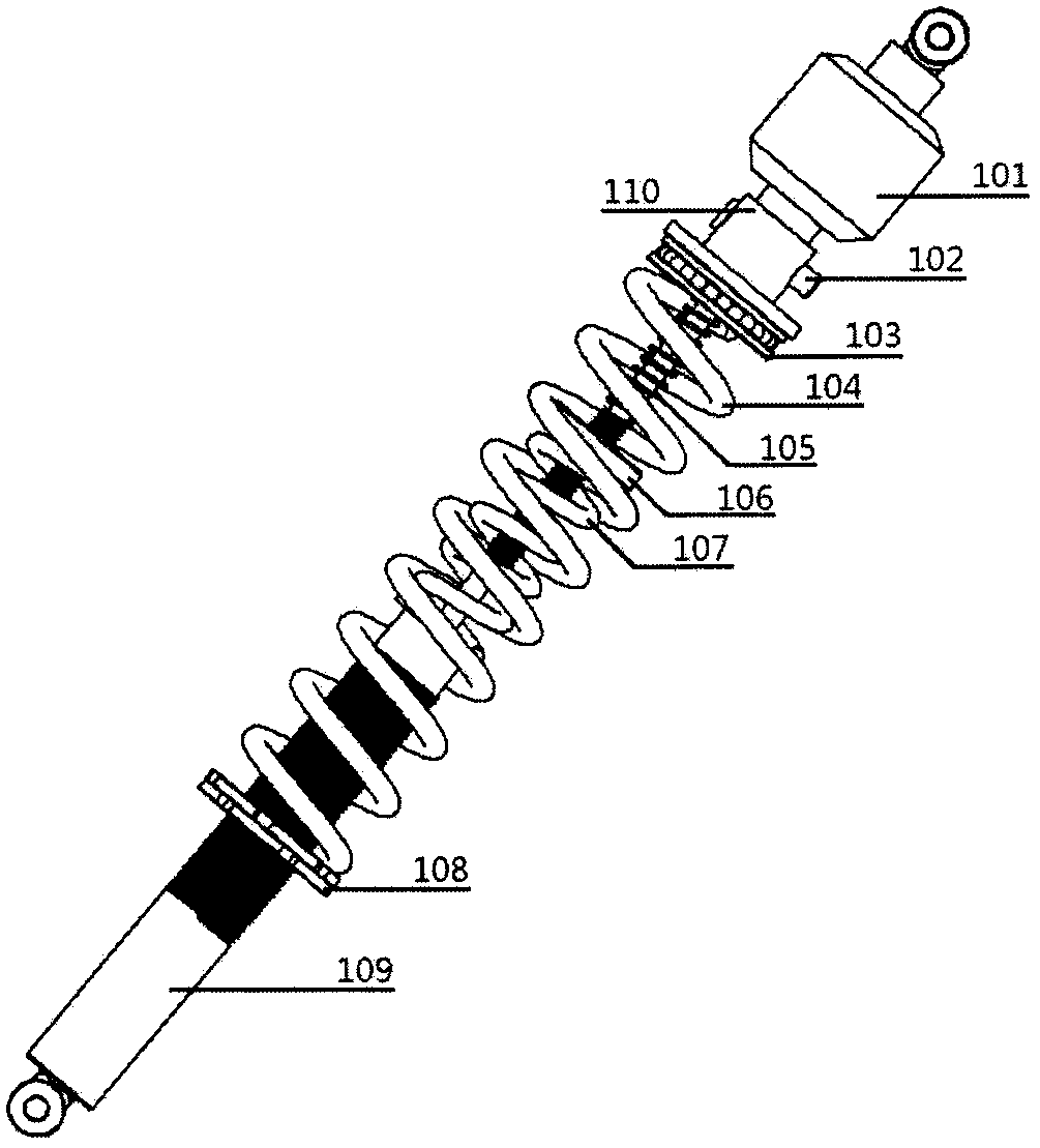 Automatic suspension system, and control system and method of automobile suspension system