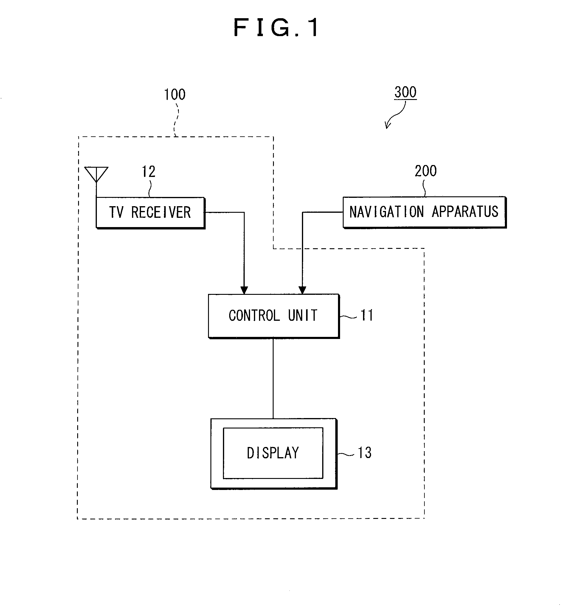 Digital television receiving apparatus and on-vehicle apparatus provided with the same