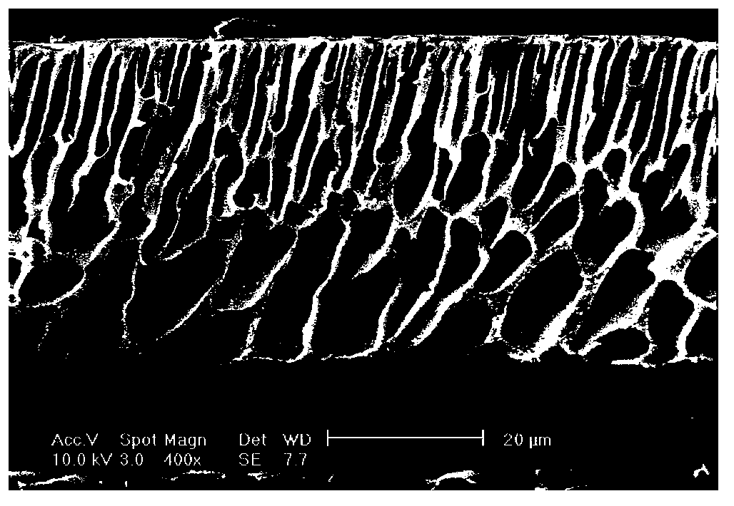 Preparation method of enhanced flat composite microporous membrane for improving hydrophility