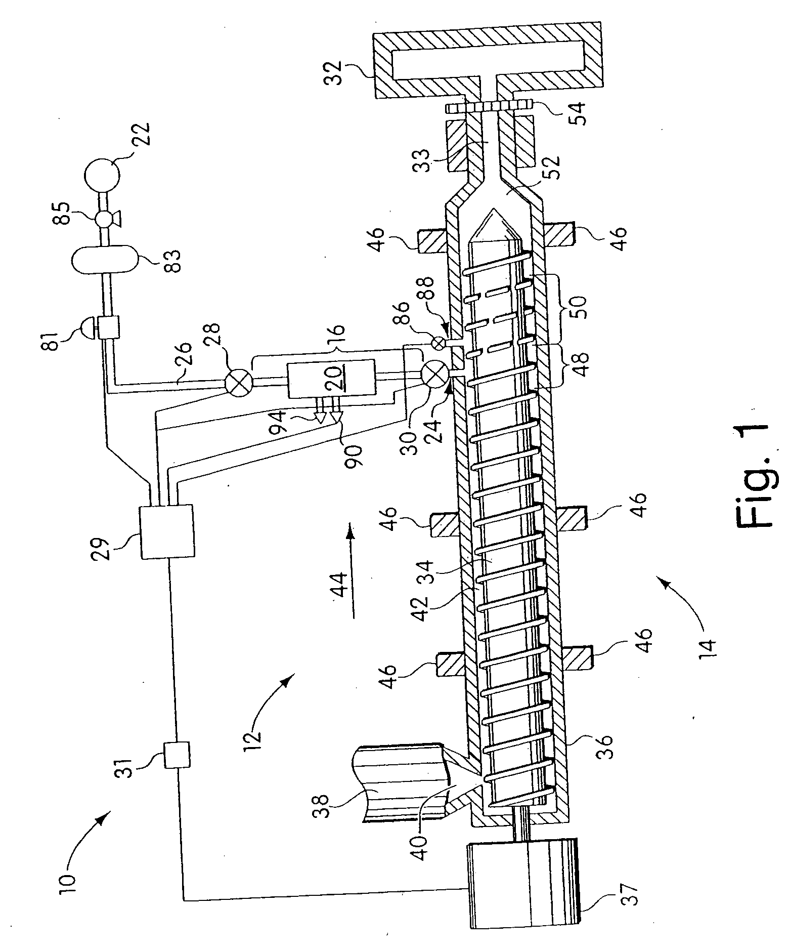 Blowing agent introduction systems and methods