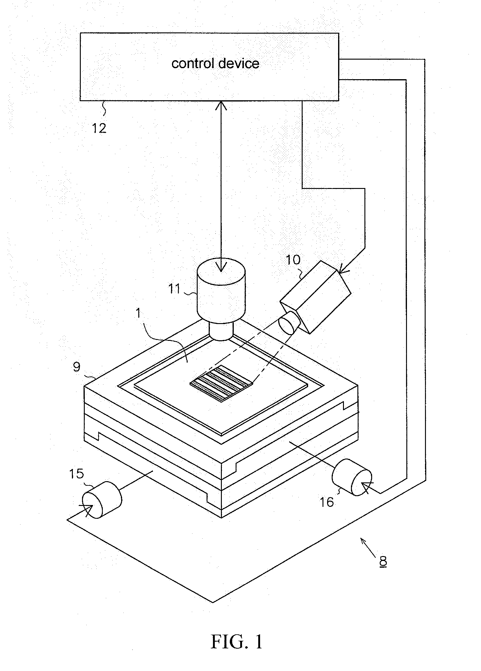 Three-dimensional measuring device and board inspection device
