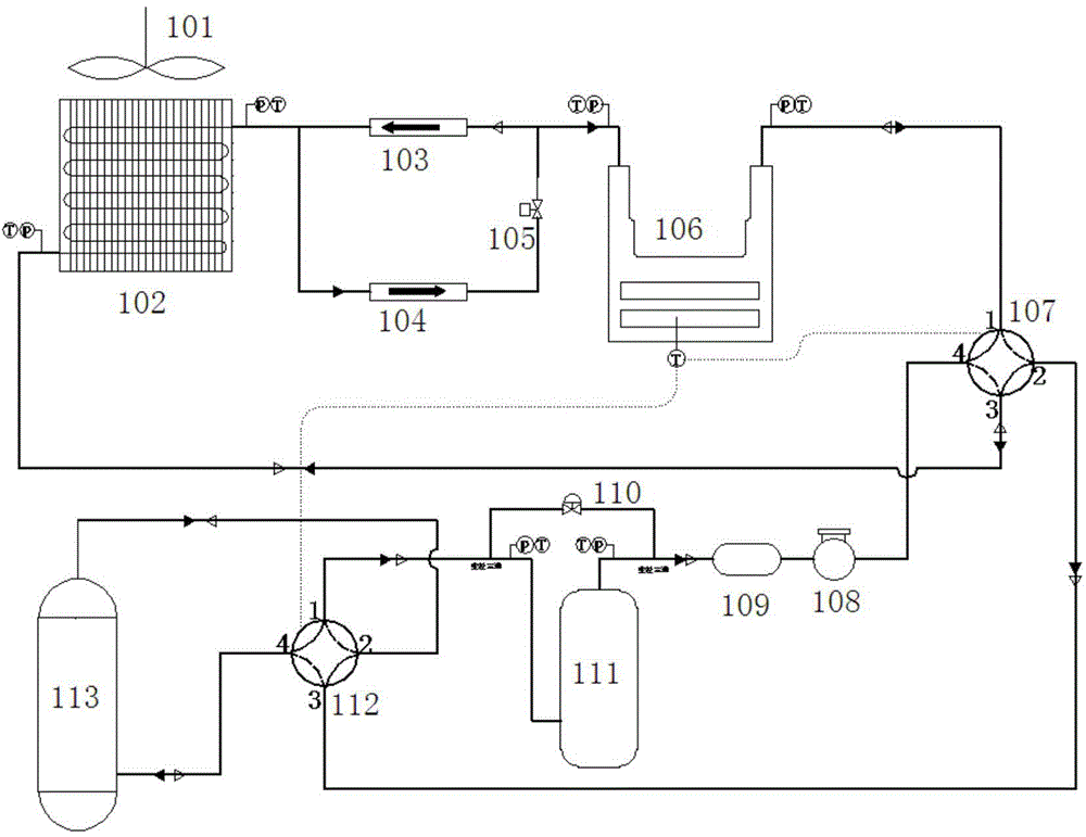 Two-phase refrigeration and gas compression integrated cooling system for electronic equipment