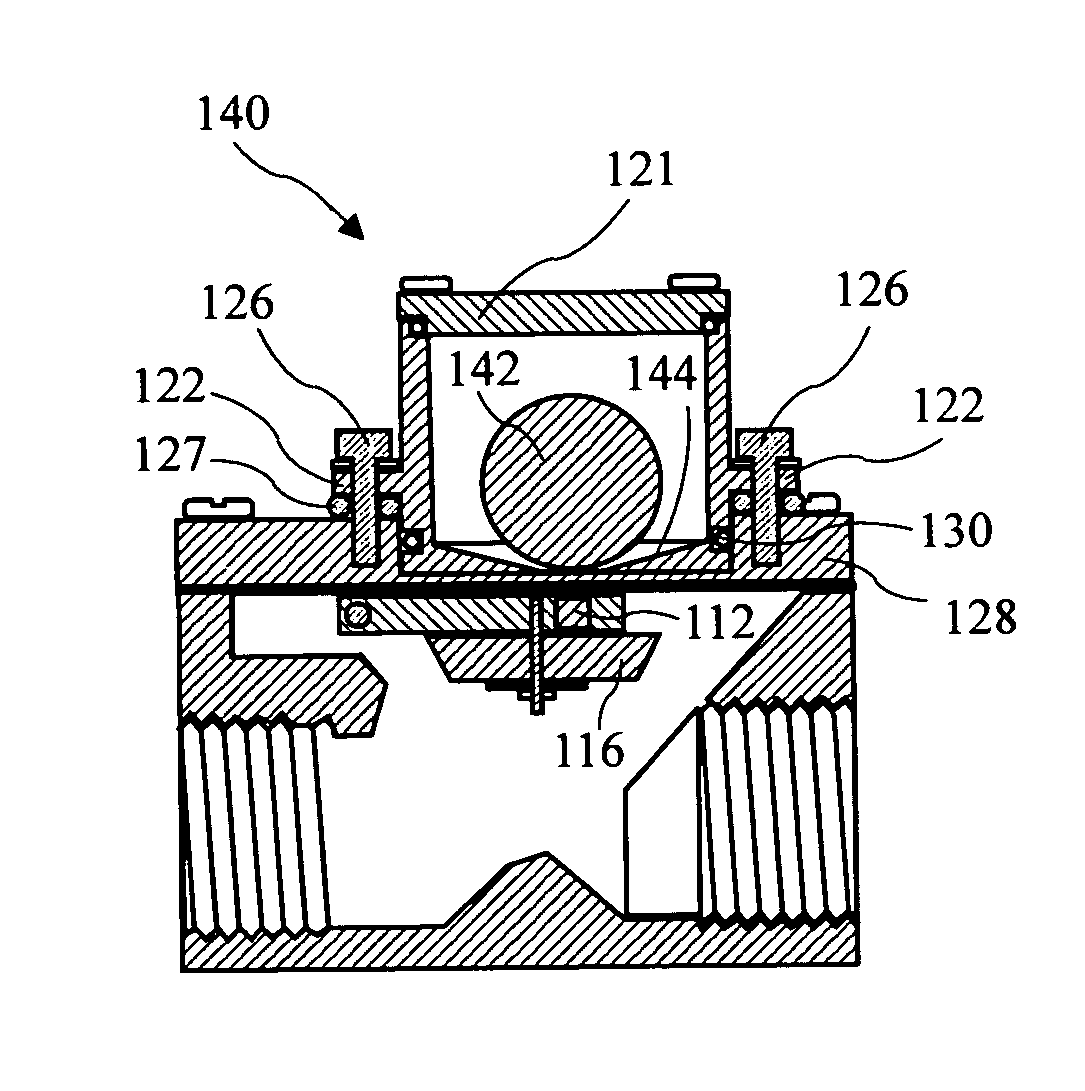 Horizontal valve ball seat leveler