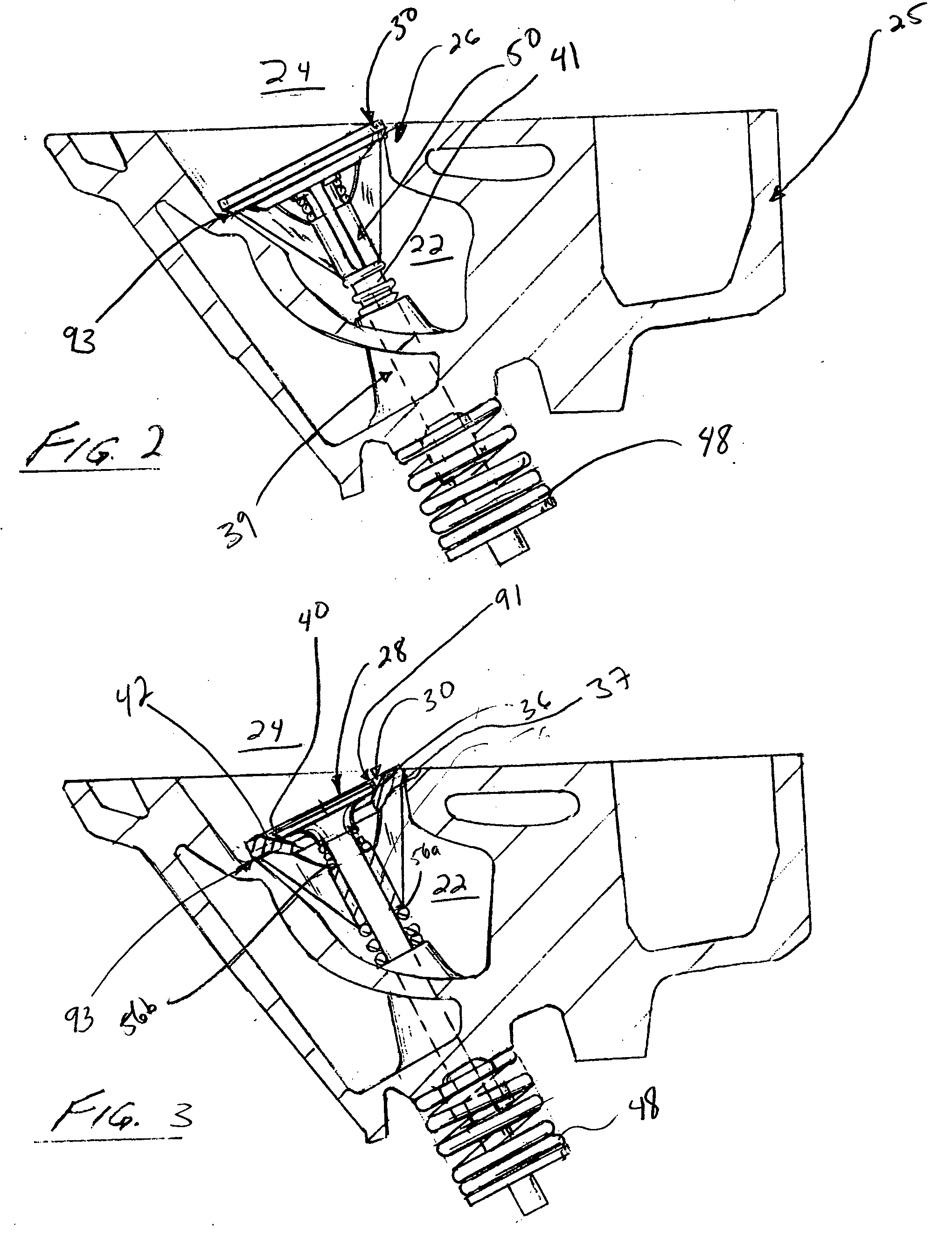 Coaxial poppet valve