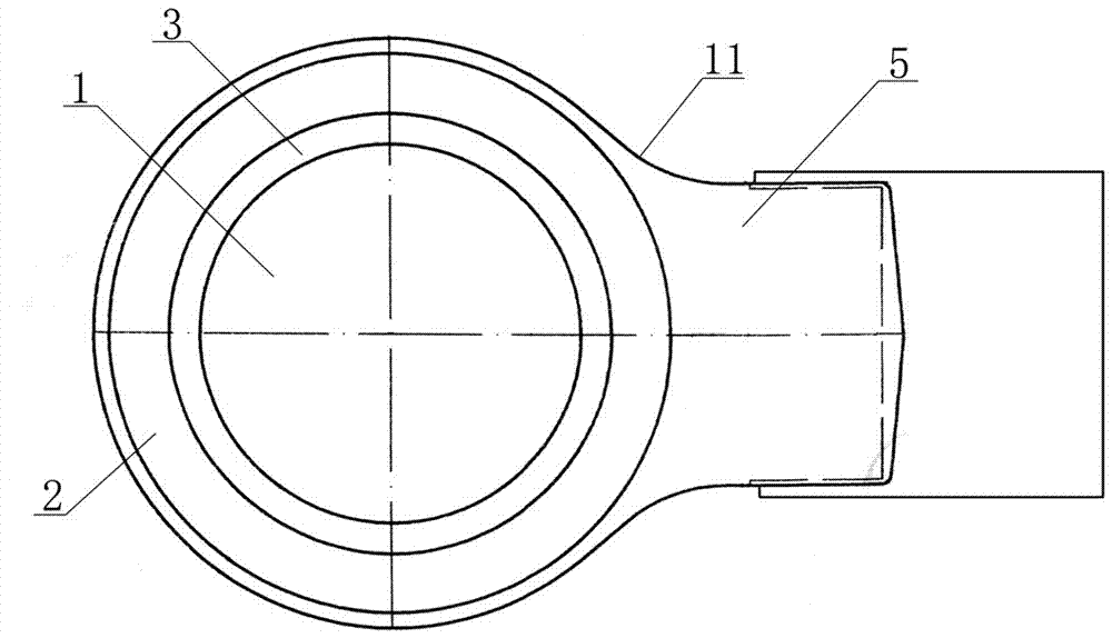 Straight ball base of V-type track bar assembly