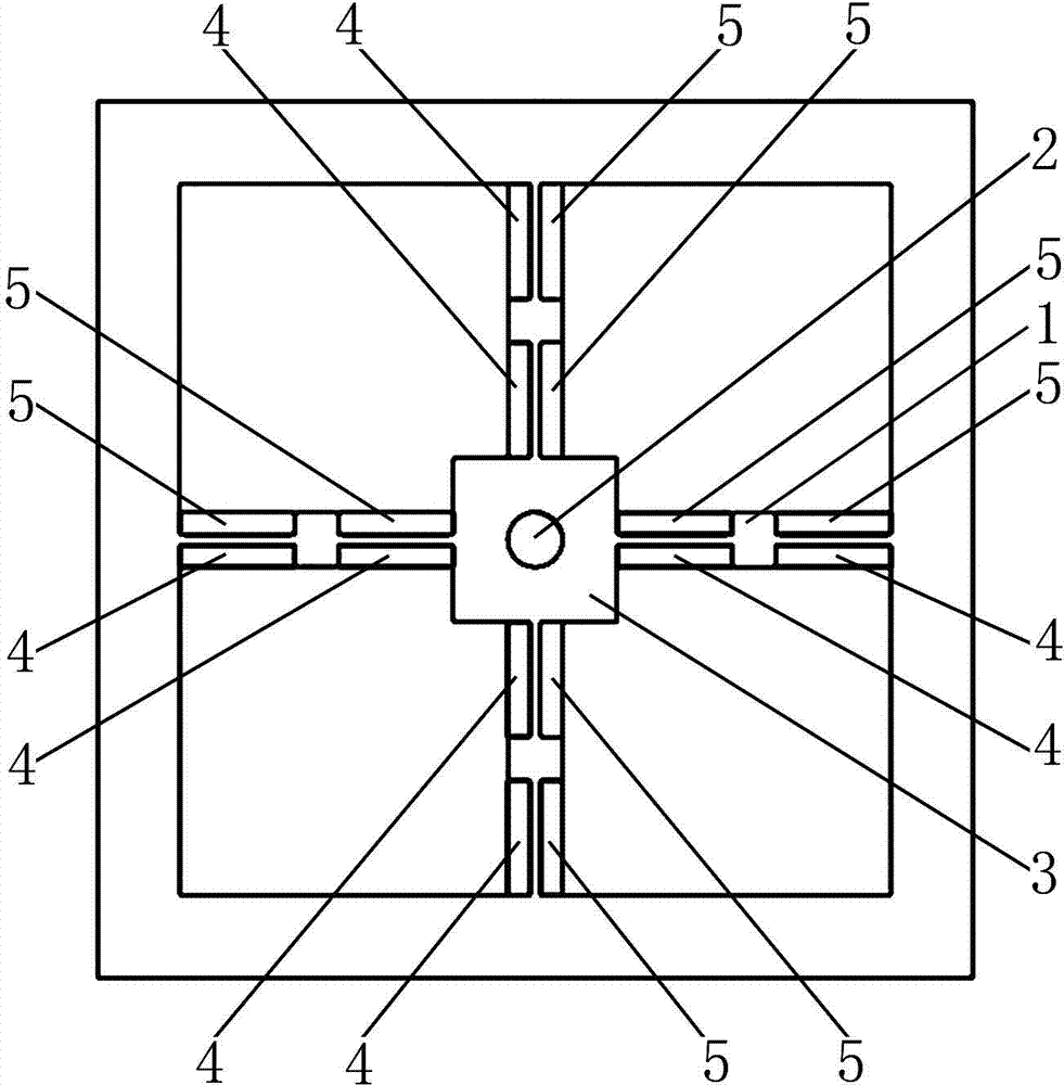 High-sensitivity resonant MEMS vector hydrophone structure