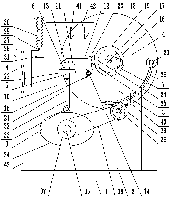 A pressing device