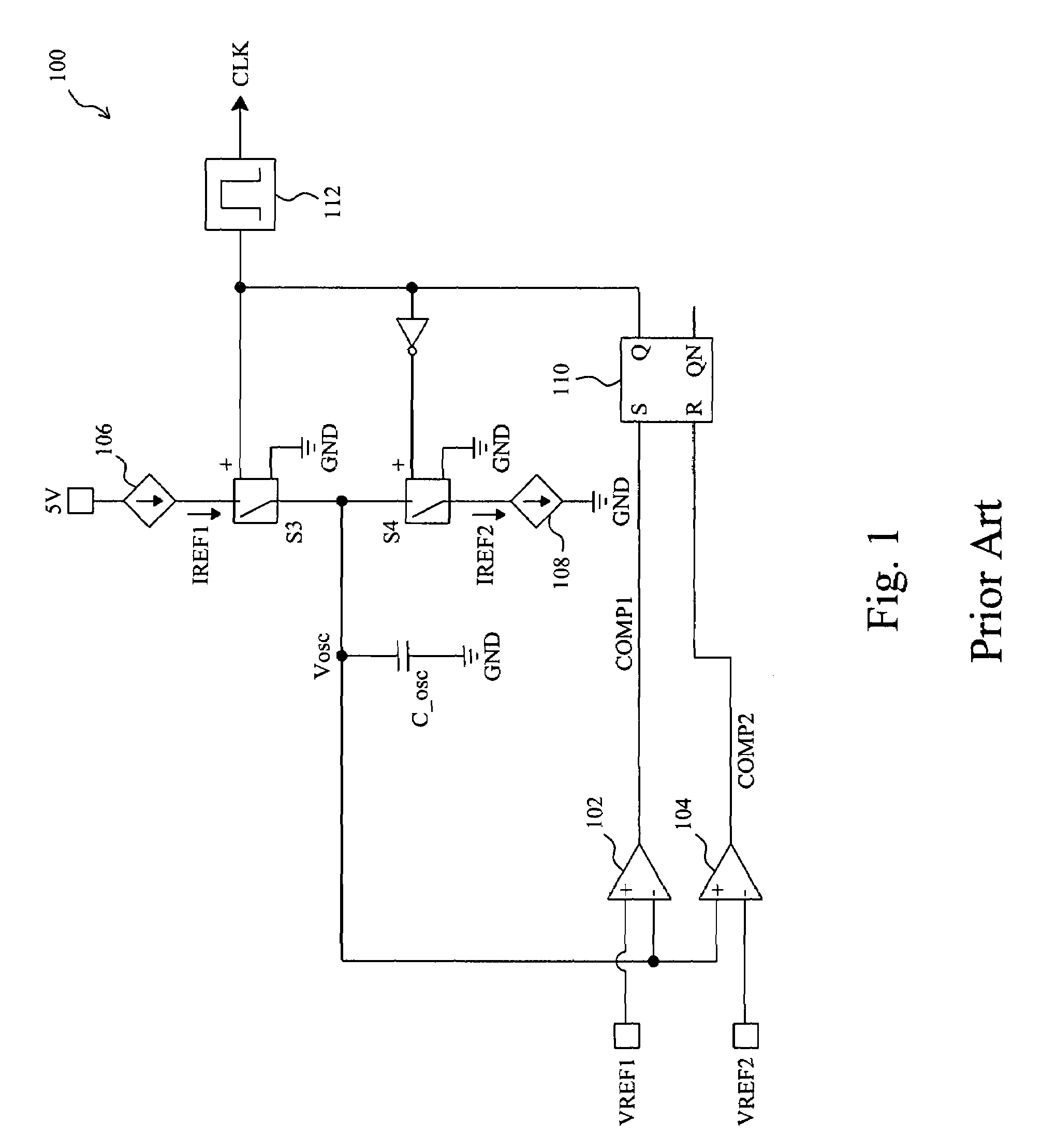 Frequency jittering control for varying the switching frequency of a power supply