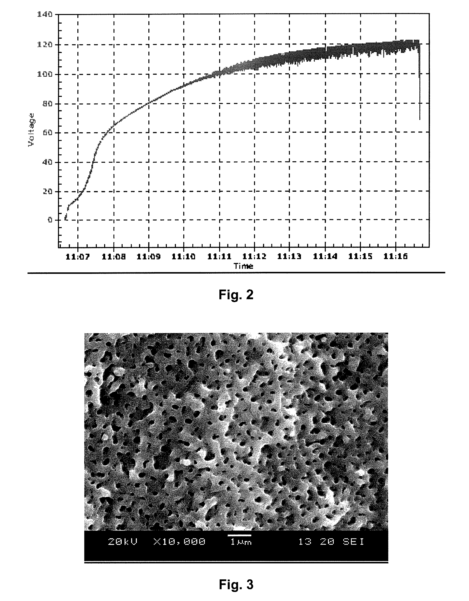 Substrate for Use in Wet Capacitors