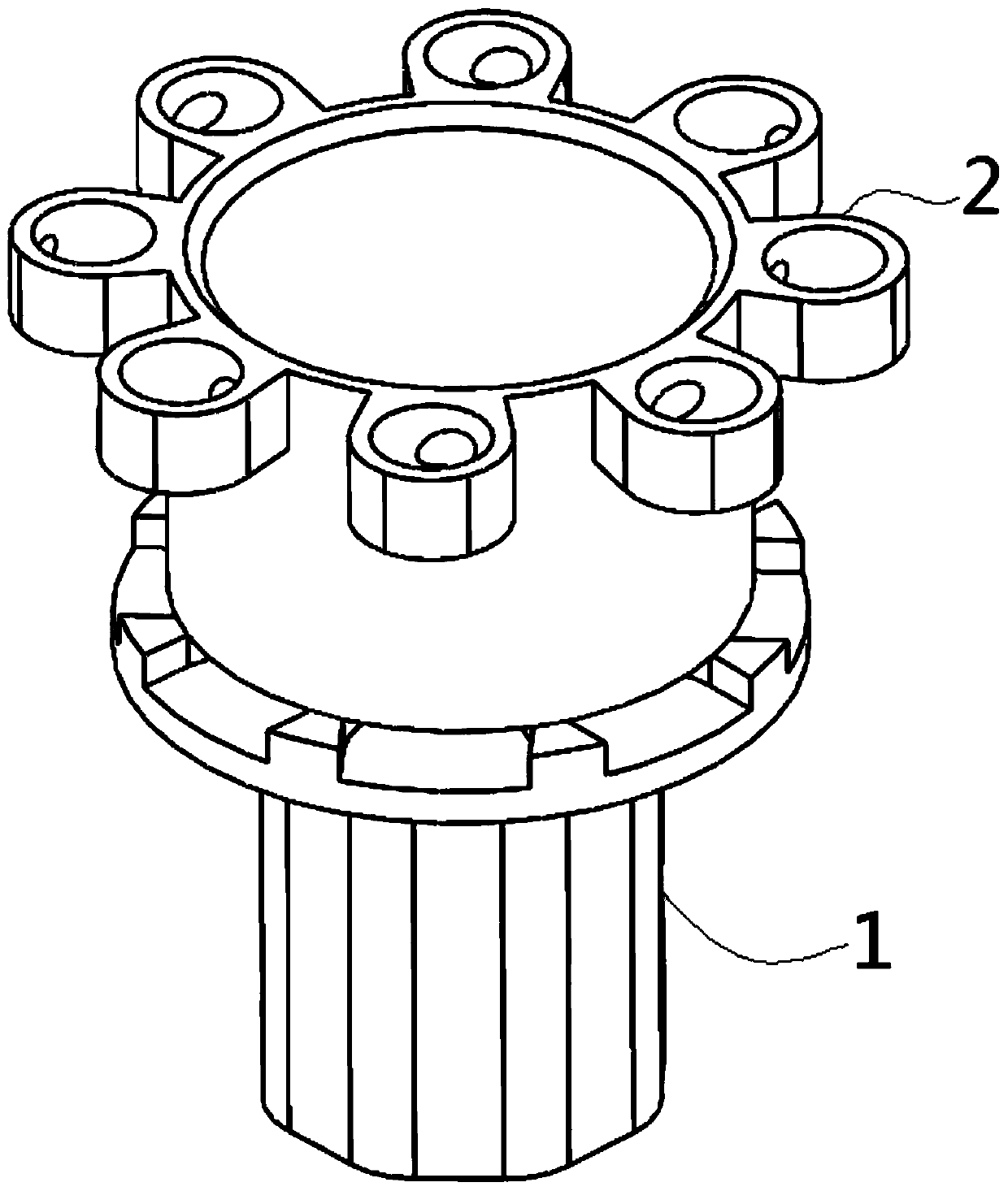 Sample rotating rack and Raman spectroscopy detector