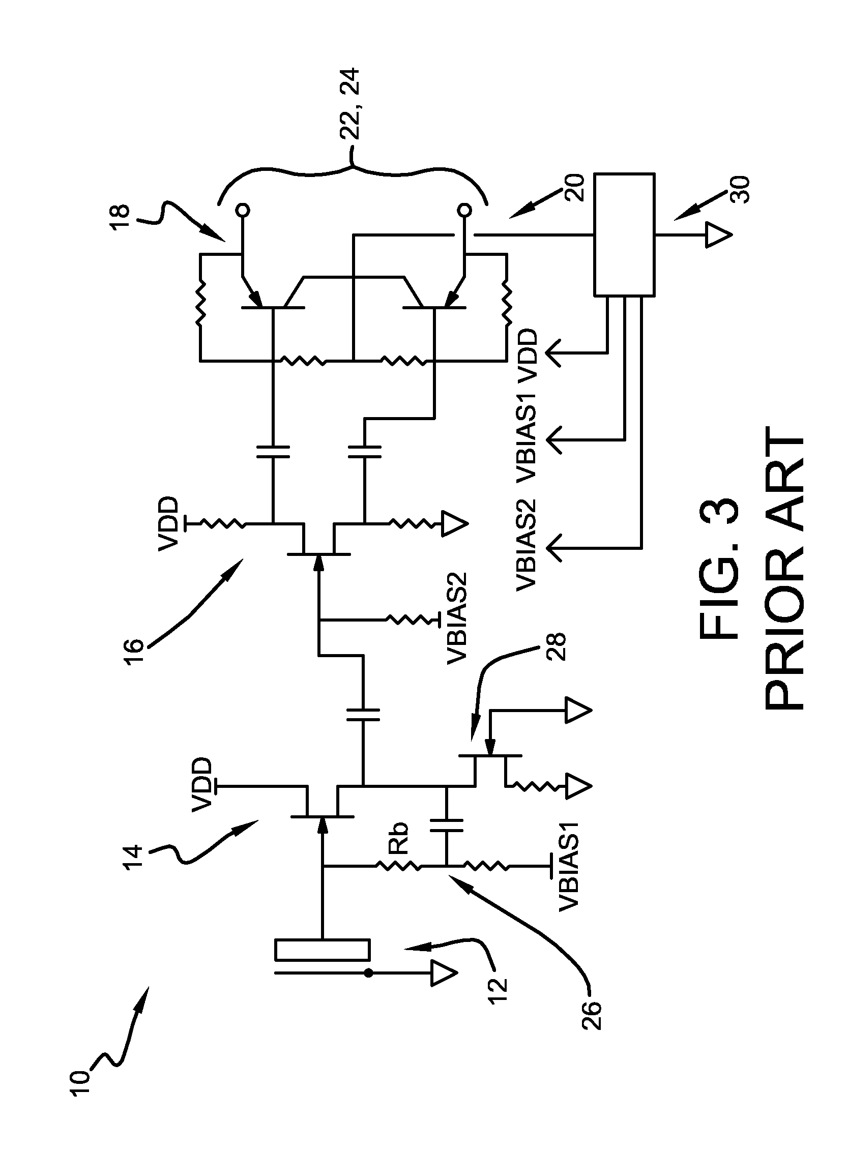 Fully differential low-noise capacitor microphone circuit