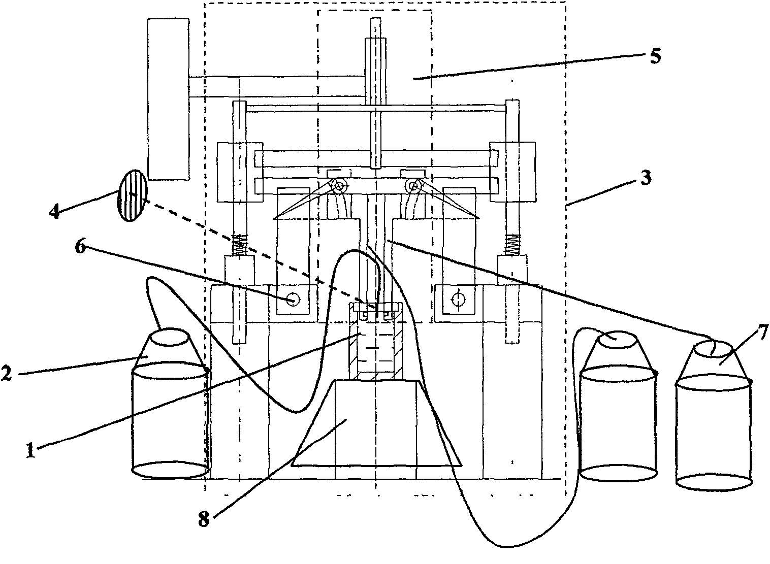 Dual-roller thin-belt casting rolling analog equipment as well as usage and control method thereof