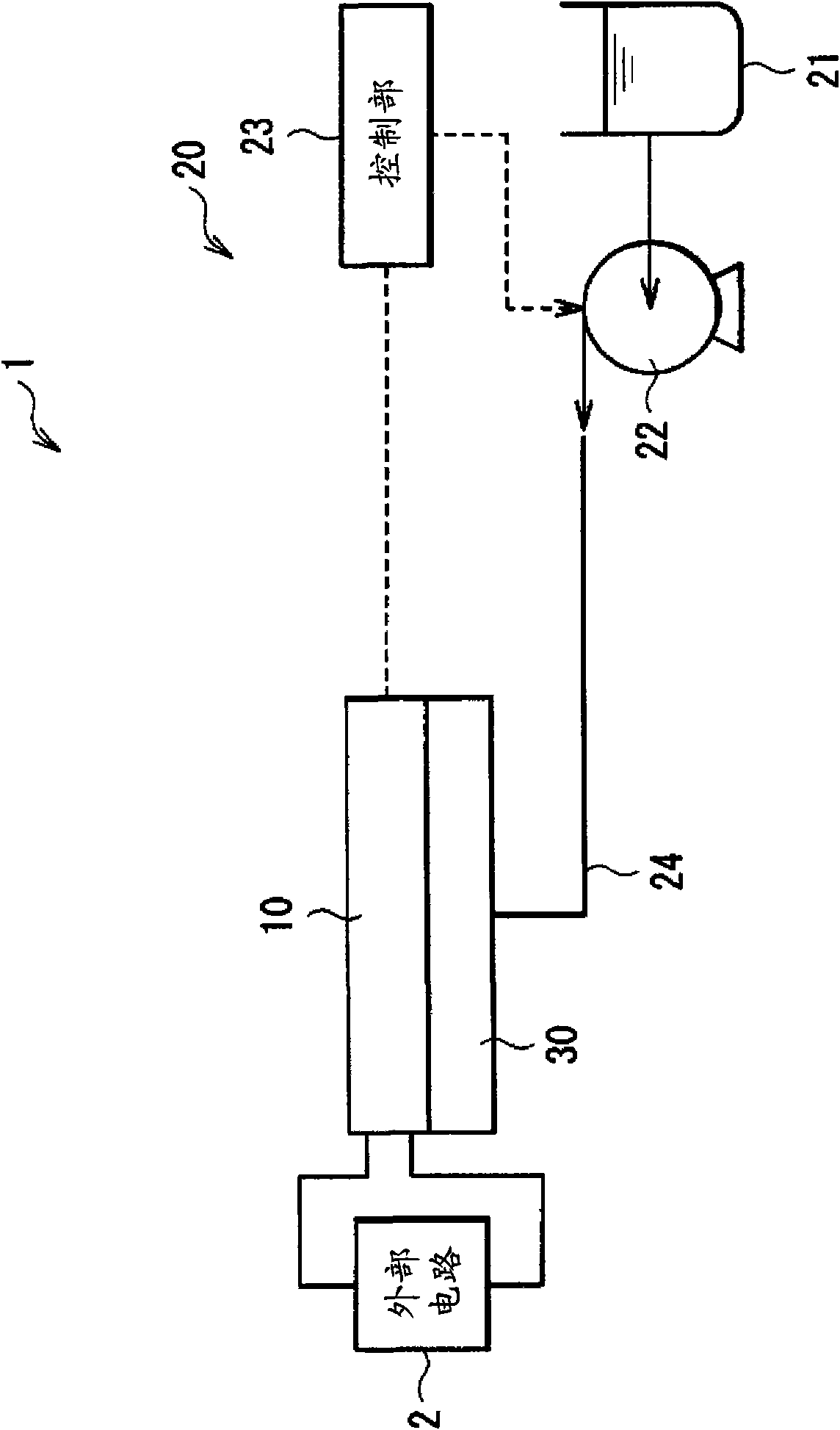Fuel cell system, and electronic device